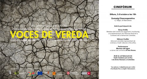 Cinefòrum: Voces de Vereda, cinc anys després de l’inici de la implementació del procès de pau